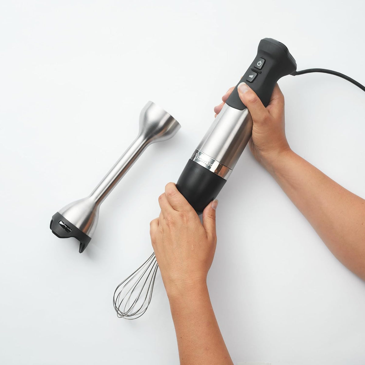 Vitamix Immersion Blender Whisk Attachment, Stainless Steel, BPA-Free