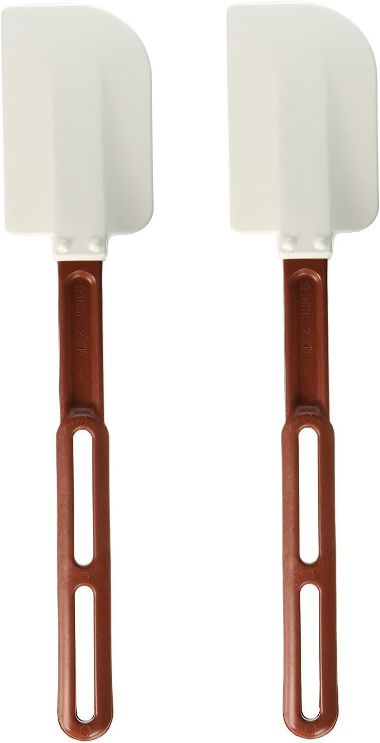 Vollrath 52010 High-Temp Silicone Spatulas, Set of 2 (10-Inch, NSF)