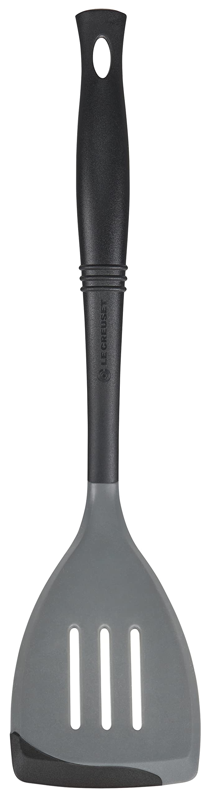 Le Creuset Revolution Bi-Material Slotted Spatula, 13.5" x 2.5", Cerise