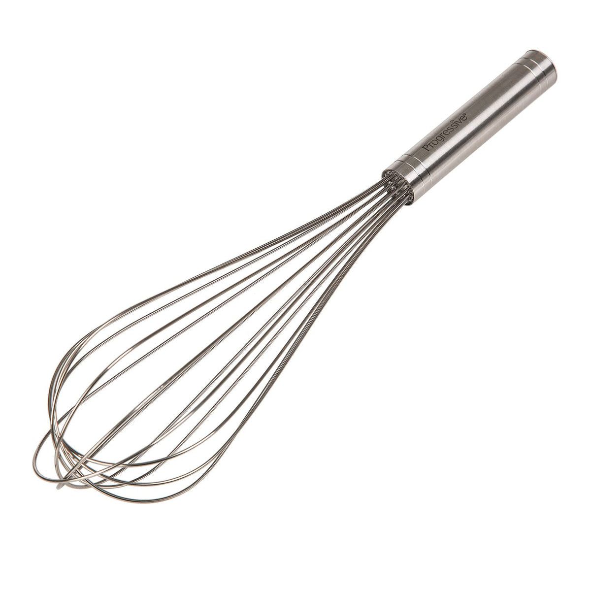 PrepWorks by Progressive 8-Inch Balloon Whisk – Handheld Steel Wire Whisk for Blending, Whisking, Beating & Stirring, BPA-Free, Dishwasher Safe