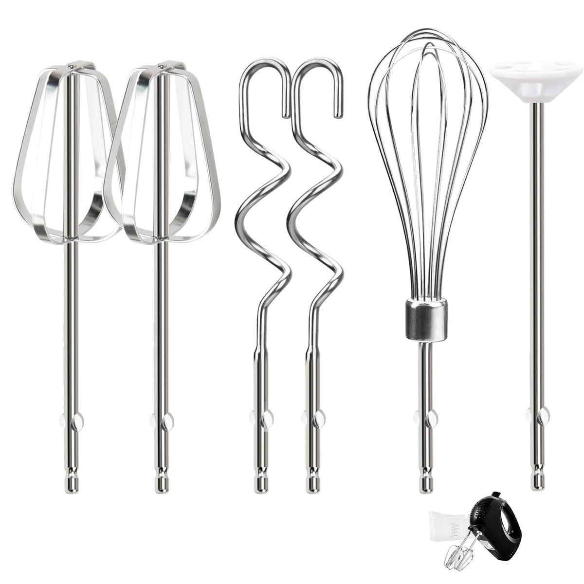 Mixer Accessories Beaters Whisk Fit for OVENTE HM151R Handheld Mixers