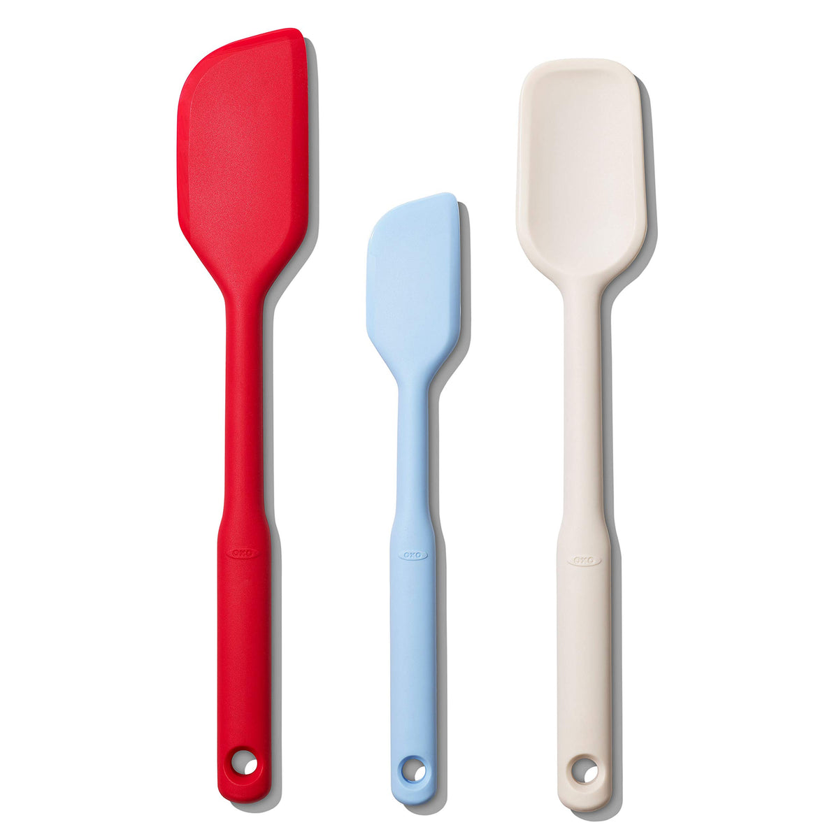 OXO Good Grips 2 Piece Silicone Spatula Set - Red & Seltzer