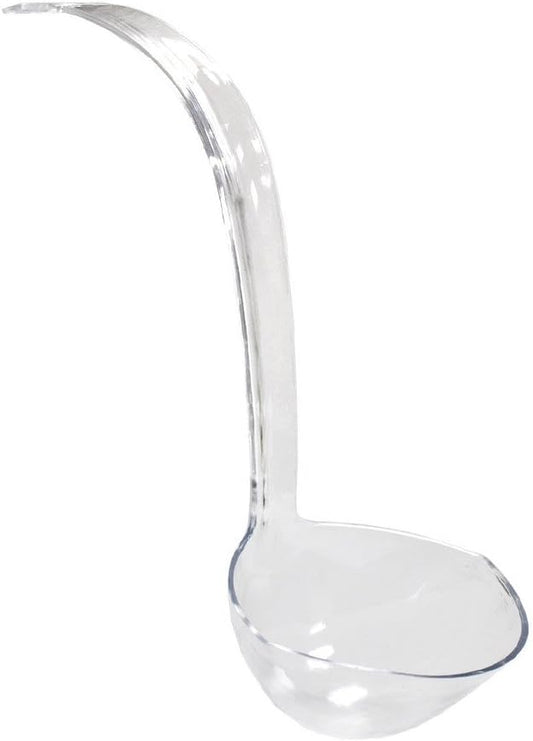 13.5in Clear Plastic Punch Bowl Ladle