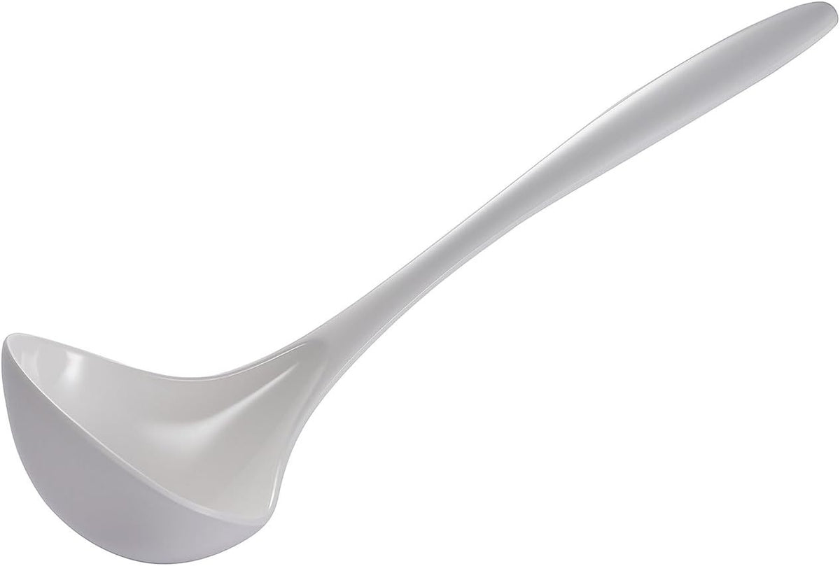 Gourmac White Melamine Soup Ladle 11.25"