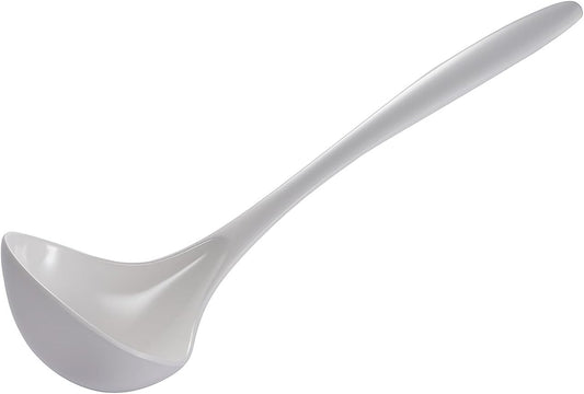 Gourmac White Melamine Soup Ladle 11.25"