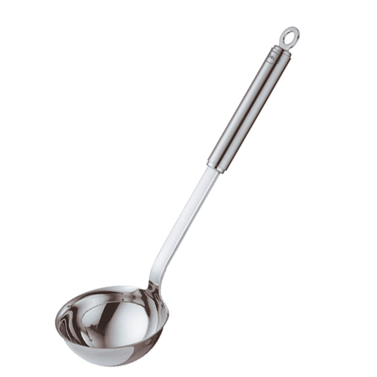 Rosle 10008 Stainless Steel Hooked Handle Ladle with Pouring Rim Serving Spoon 4.1 oz