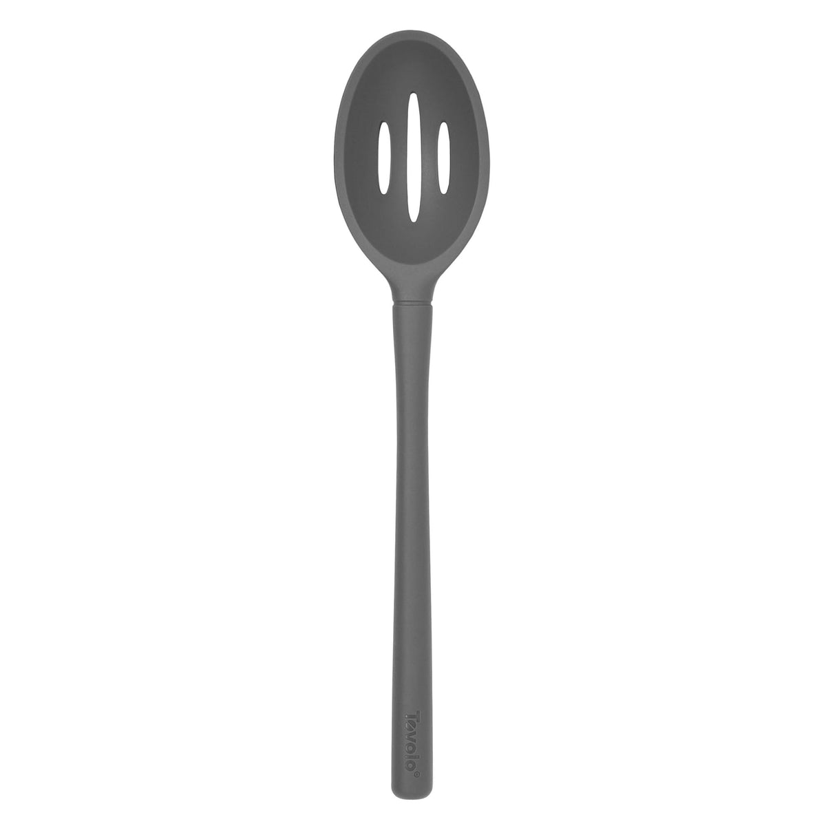 Tovolo Flex Core Silicone Ladle BPA Free Charcoal Gray Deep Silicone Soup Ladle, Heat Resistant All Silicone Ladle Construction, Large Dishwasher Sage Soup Ladle Kitchen Utensil for Cooking