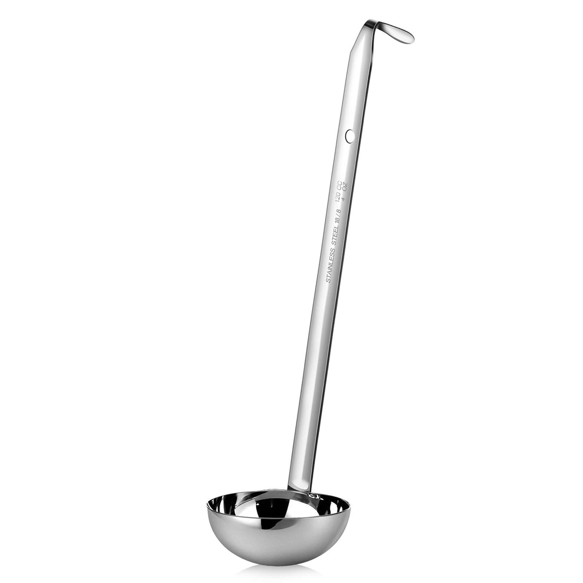 meekoo 3 Pcs Stainless Steel Ladles Soup with Long Handle, 3oz