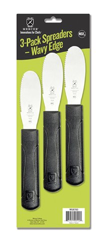 Mercer Culinary Millennia Turner, 4 Inch by 2-1/2 Inch Blade, Black Handle