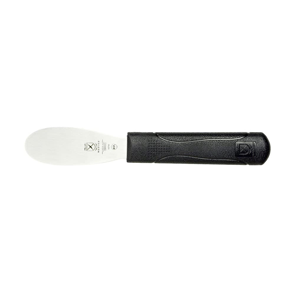 Mercer Culinary Millennia Turner, 4 Inch by 2-1/2 Inch Blade, Black Handle