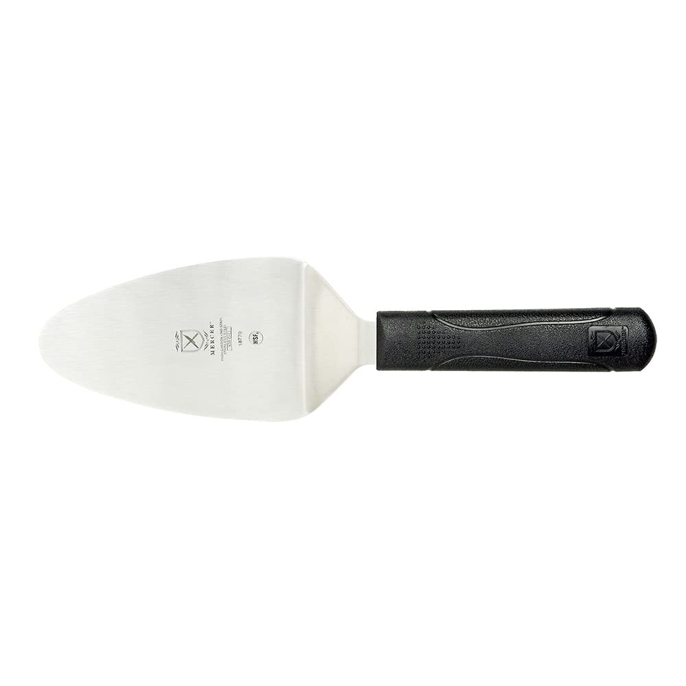 Mercer Culinary Millennia Turner, 4 Inch by 2-1/2 Inch Blade, Black Handle