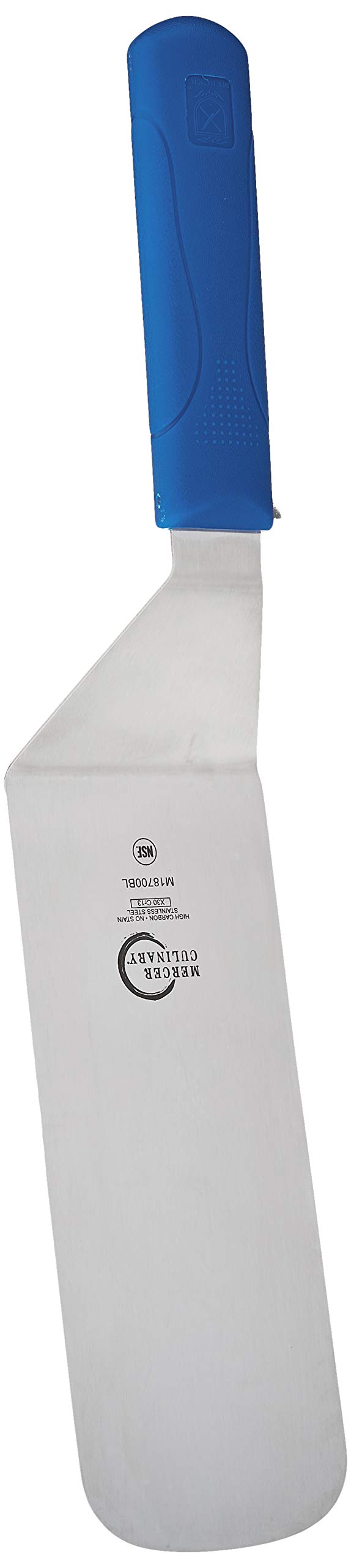 Mercer Culinary Millennia Turner, 4 Inch by 2-1/2 Inch Blade, Black Handle