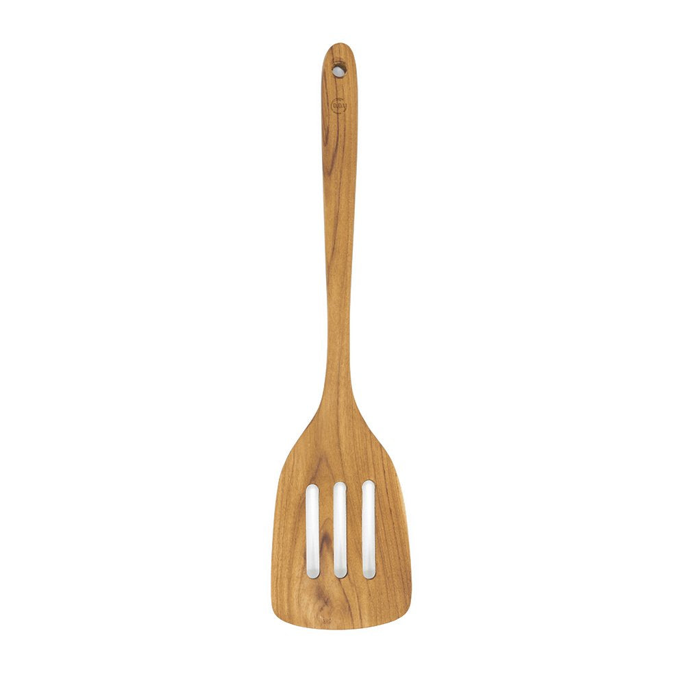 FAAY Teak Wooden Turner, Saute Paddle, Spatula, Compact - XL Size, Healthy and High Moist Resistance for Non Stick Cookware (12 Inch Flat Edge Spatula)