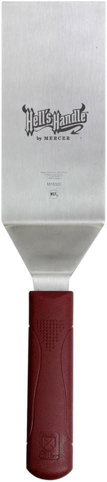 Mercer Culinary Hell's Handle Heavy Duty Turner/Spatula, 6 Inch x 5 Inch