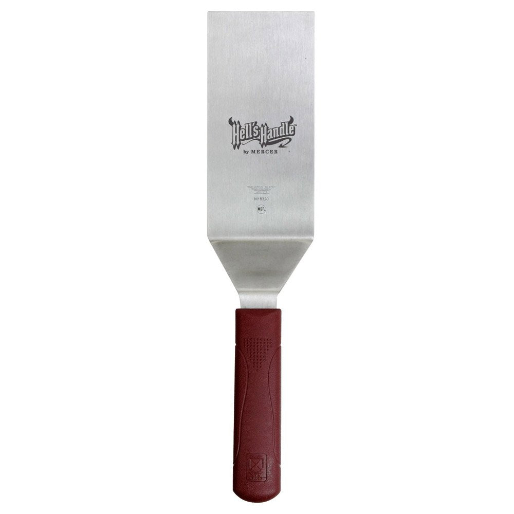 Mercer Culinary Hell's Handle Heavy Duty Turner/Spatula, 6 Inch x 5 Inch