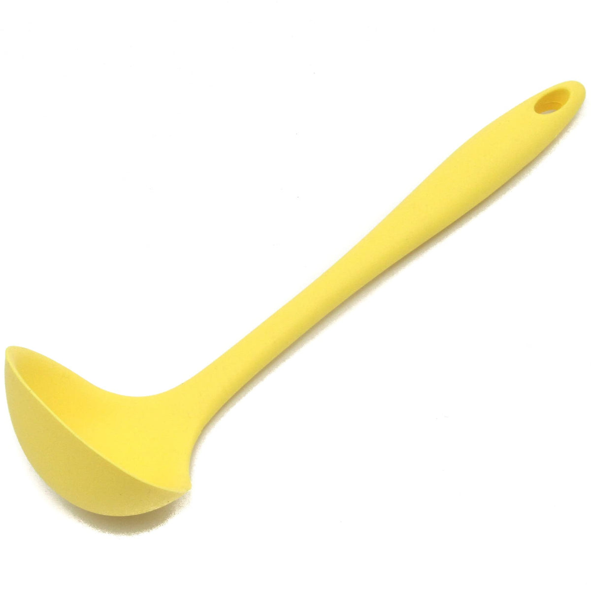 Chef Craft Premium Silicone Cooking Ladle, 11.25 inch, Gray