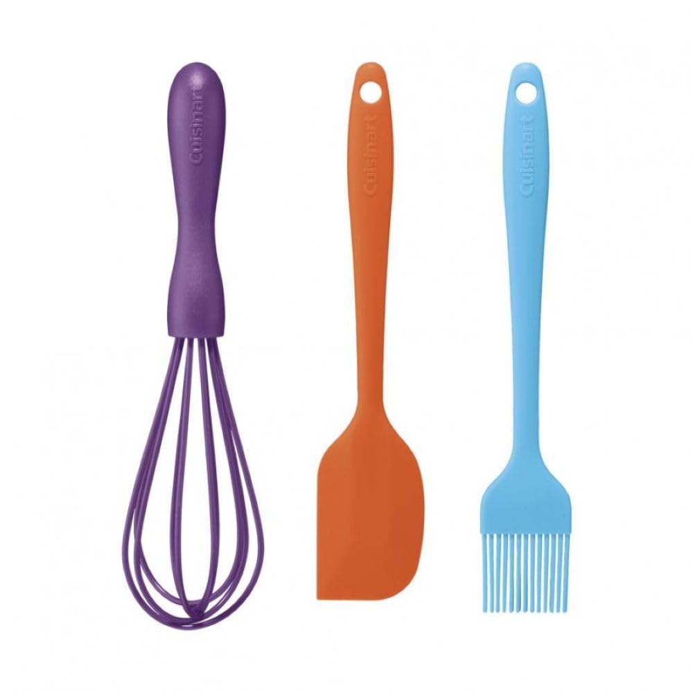 Cuisinart High Heat Resistant Silicone Spatulas, Set of 5, Multicolor, CTG-00-5SP