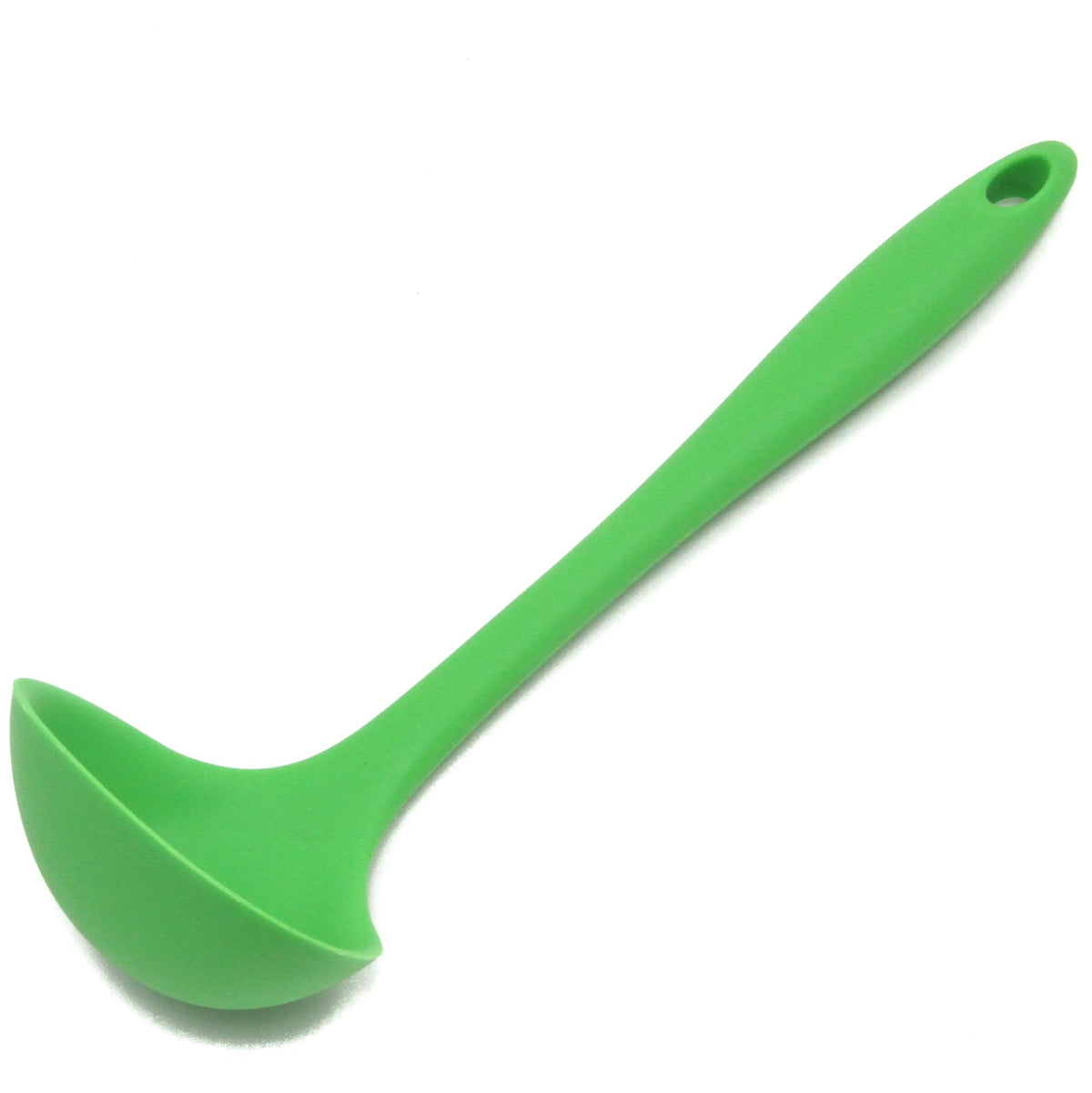Chef Craft Premium Silicone Cooking Ladle, 11.25 inch, Gray