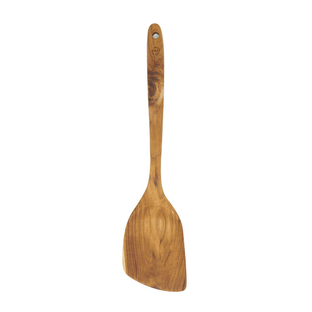 FAAY Teak Wooden Turner, Saute Paddle, Spatula, Compact - XL Size, Healthy and High Moist Resistance for Non Stick Cookware (12 Inch Flat Edge Spatula)