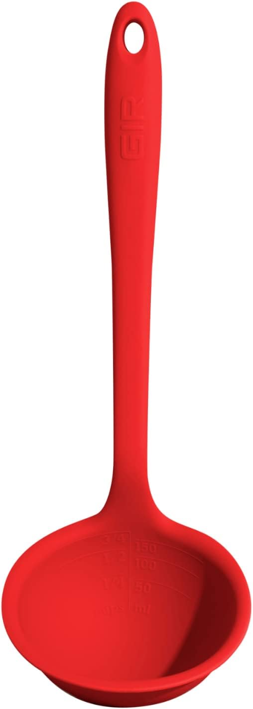 GIR Premium Silicone Ladle Serving Spoon – Ultimate, Red