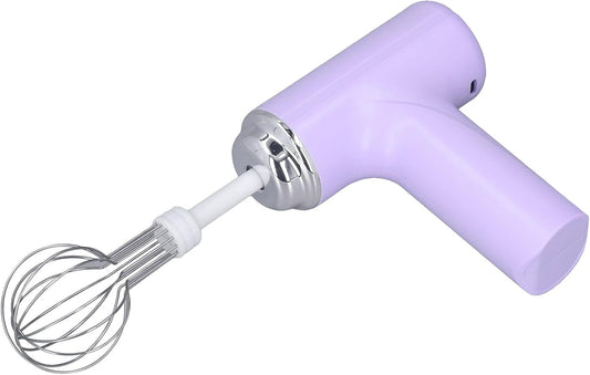 Egg Beater, Compact Electric Hand Mixer Handheld Milk Frother Portable Cordless Electric Whisk Rechargeable Small Mixer for Eggs, Milkshake Cream, Butter, Salad, Dressing