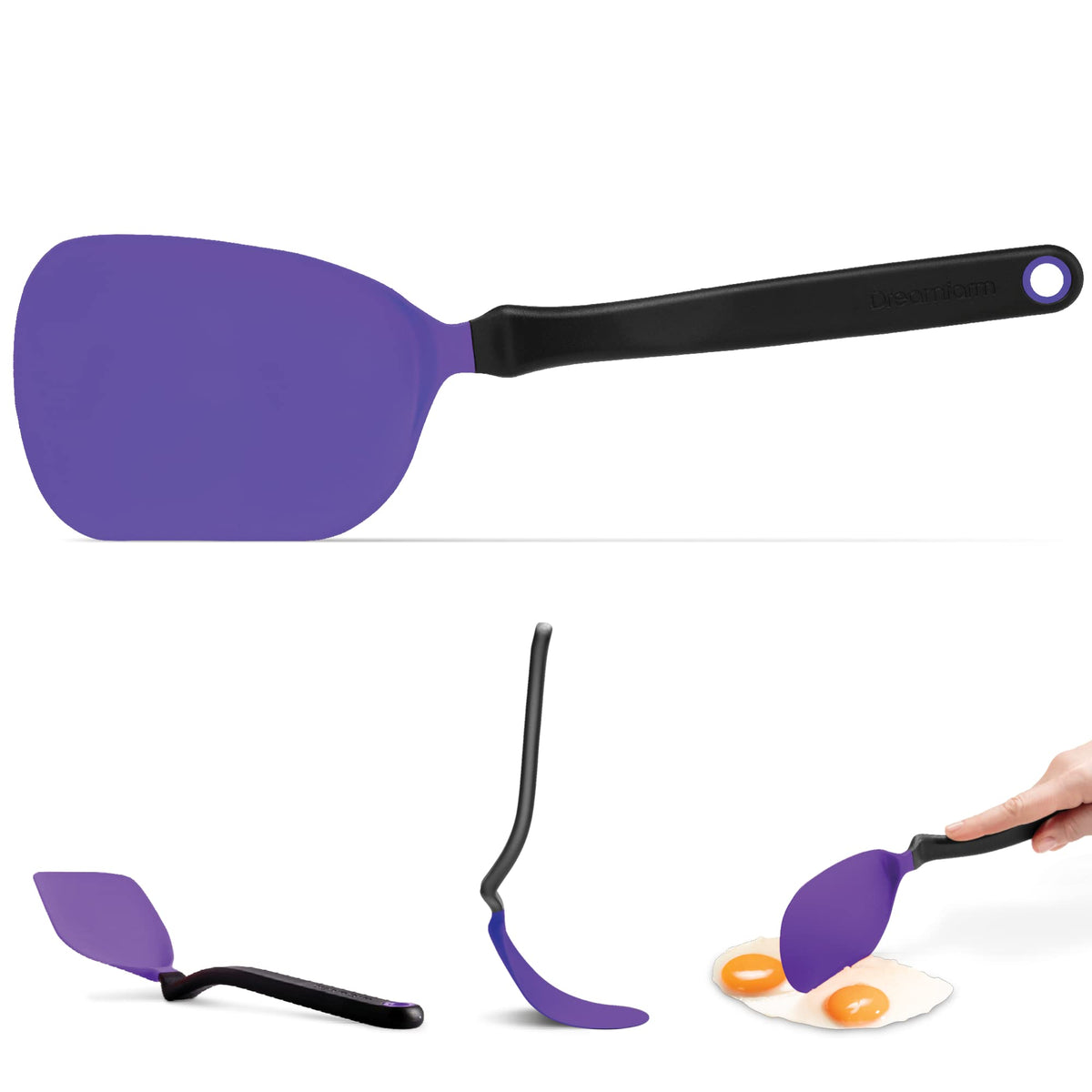 Dreamfarm Chopula Spatula with Strong Chopping Edge - Dreamfarm Blue