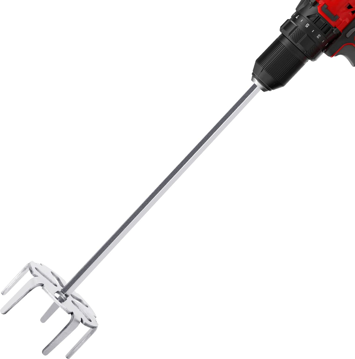 Hand Mixer Beaters used with Standard Hand Drill,Meat Chopper,Hamburger Chopper,Potato Masher,304 Stainless Steel Meat Whisk for Stirring Eggs,Chocolate,Butter,Patties and Cream