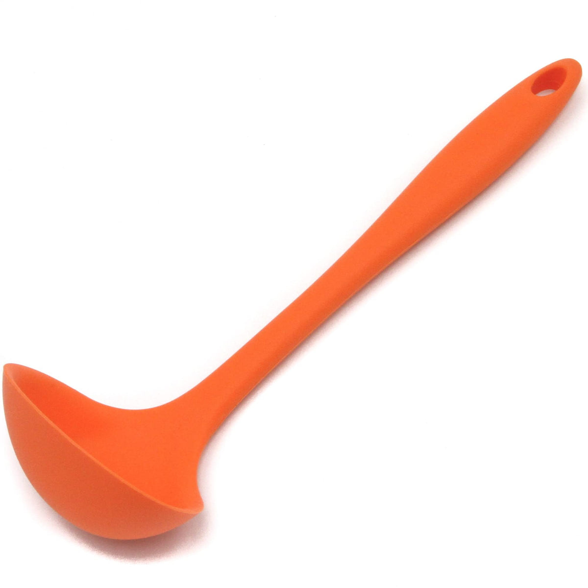 Chef Craft Premium Silicone Cooking Ladle, 11.25 inch, Gray