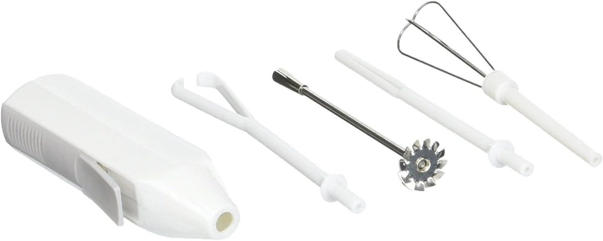 Norpro Cordless Mini Mixer, 5 Piece Set, One Size, White