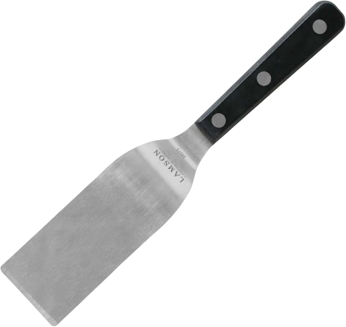 Lamson Metal Spatula, Solid Rectangular Turner, 3 x 5 In, Made in USA