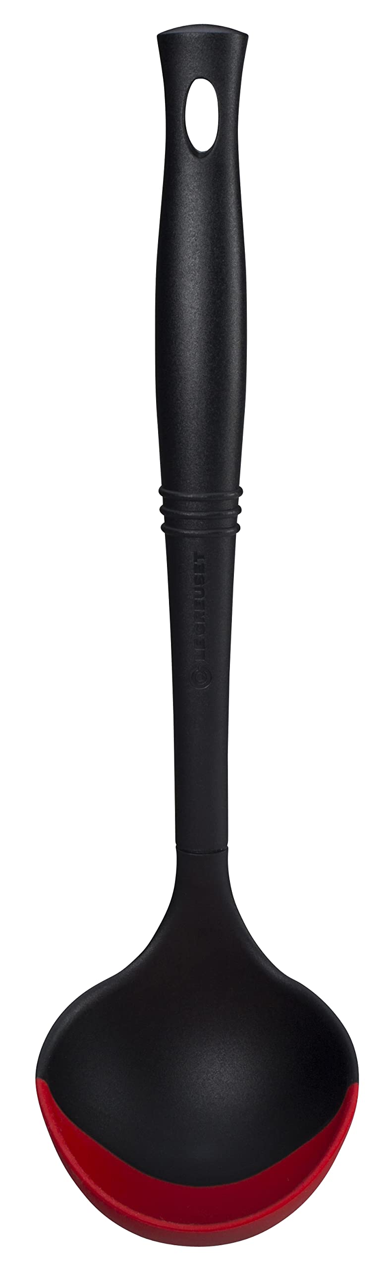 Le Creuset Revolution Bi-Material Slotted Spatula, 13.5" x 2.5", Cerise