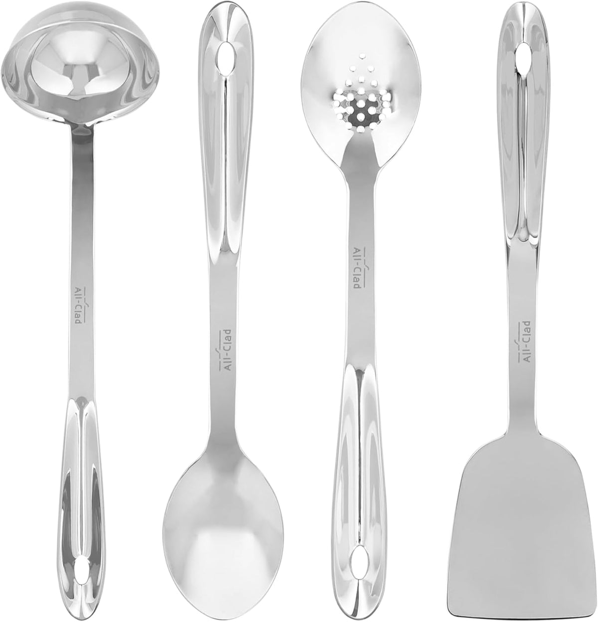 All-Clad 5-Piece Stainless Steel Kitchen Utensil Set