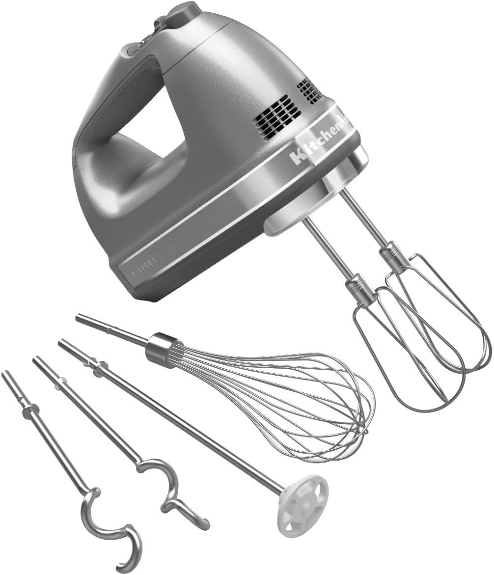 KitchenAid 9 Speed Hand Mixer, KHM926, Contour Silver