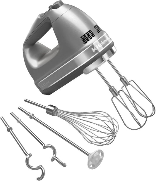KitchenAid 9 Speed Hand Mixer, KHM926, Contour Silver