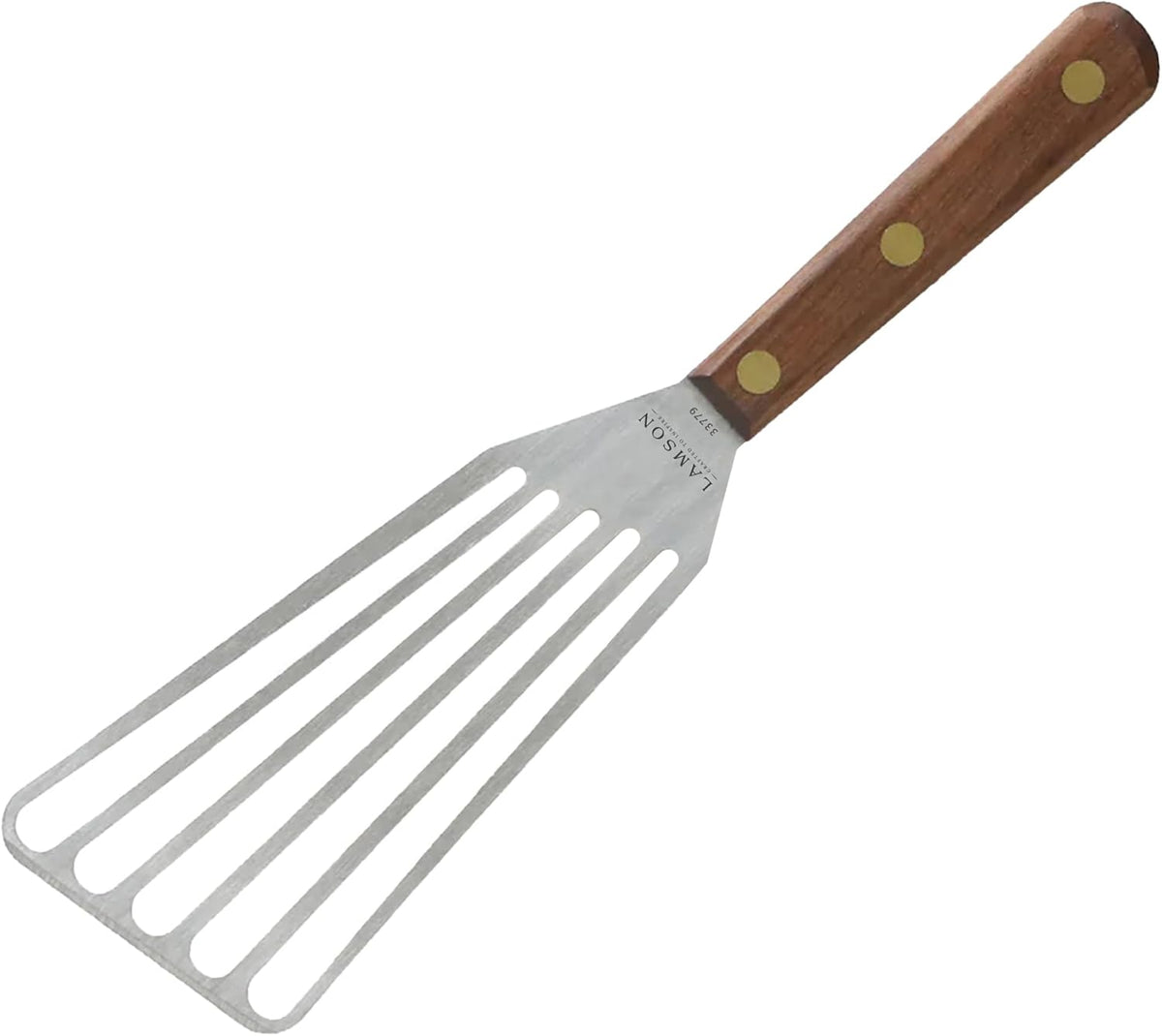 Lamson Metal Spatula, Solid Rectangular Turner, 3 x 5 In, Made in USA