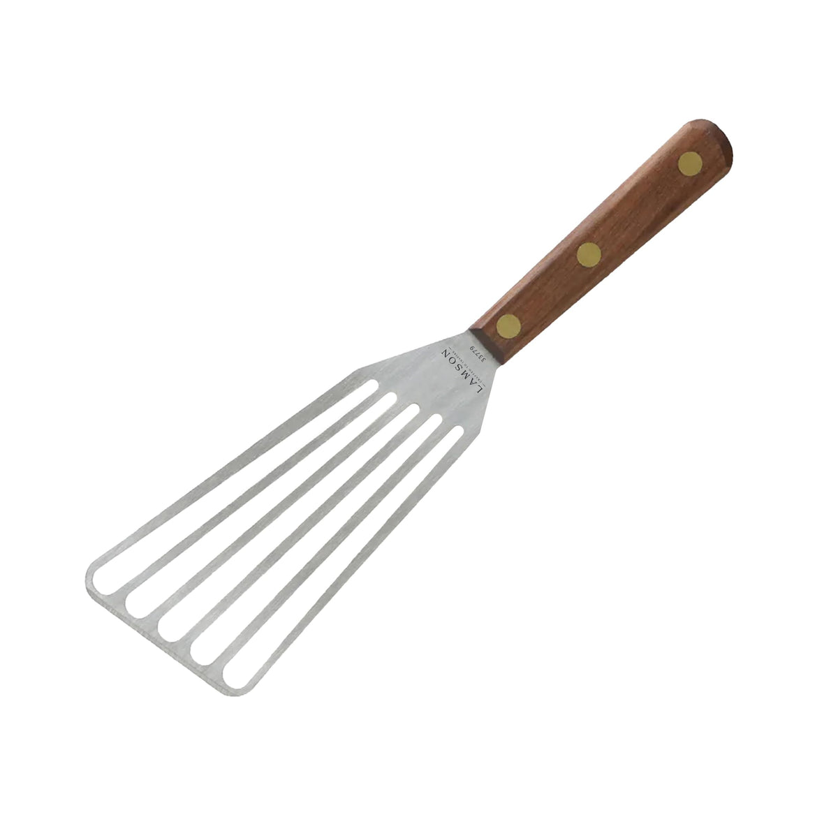 Lamson Metal Spatula, Solid Rectangular Turner, 3 x 5 In, Made in USA