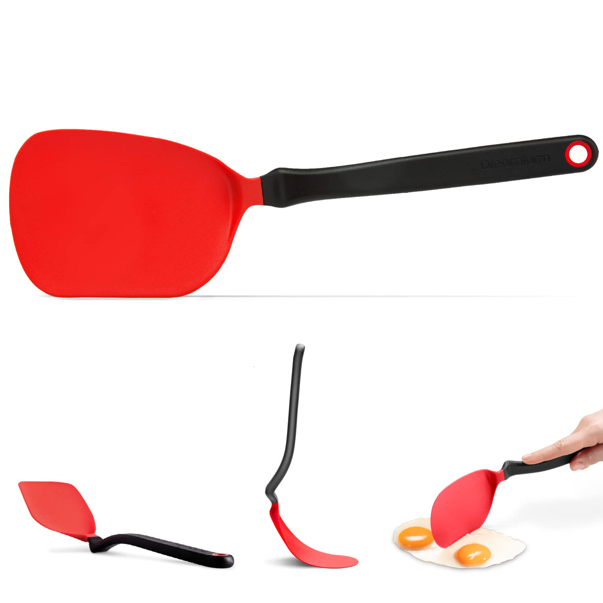 Dreamfarm Chopula Spatula with Strong Chopping Edge - Dreamfarm Blue