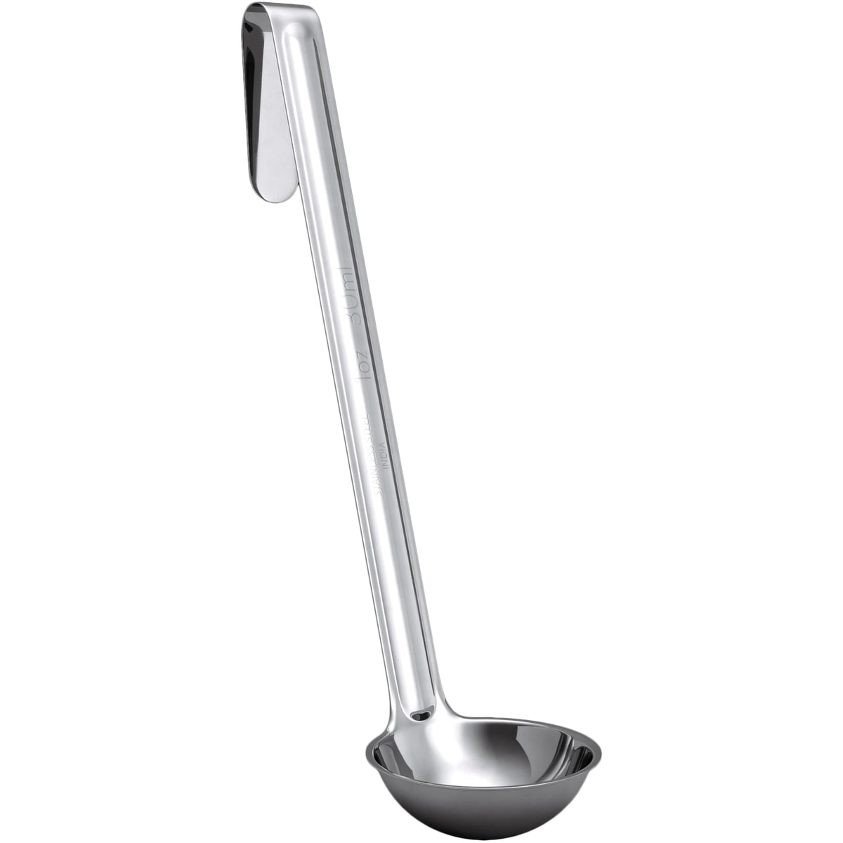 Super Sturdy, Ergonomic 4 Oz. Soup Ladle 3 Pk. Stainless Steel Ladles with Long Handles. Best Kitchen Accessories for Stirring, Portioning and Serving Soups, Chili and Stew in Restaurants and at Home