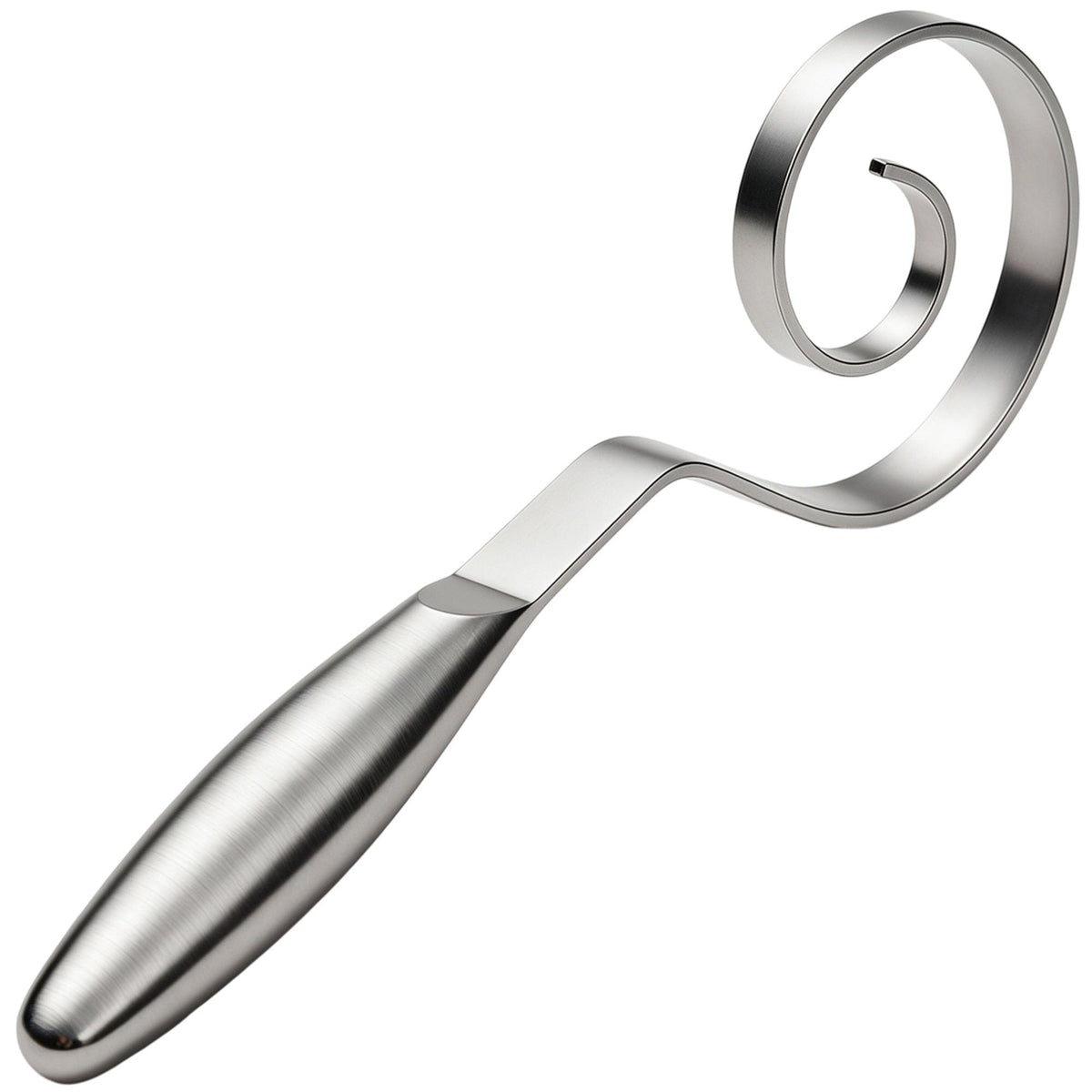 Maxjoy Danish Dough Whisk, Stainless Steel Wood Handle for Sourdough Bread