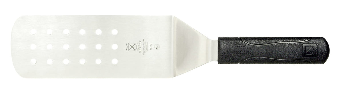 Mercer Culinary Millennia Turner, 4 Inch by 2-1/2 Inch Blade, Black Handle