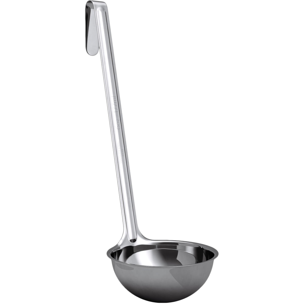 Super Sturdy, Ergonomic 4 Oz. Soup Ladle 3 Pk. Stainless Steel Ladles with Long Handles. Best Kitchen Accessories for Stirring, Portioning and Serving Soups, Chili and Stew in Restaurants and at Home