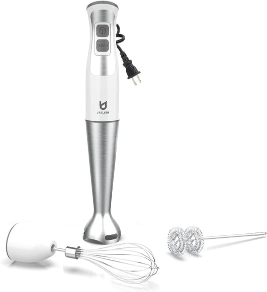 UTALENT 3-in-1 Immersion Hand Blender - Puree Baby Food, Sauces and Soups
