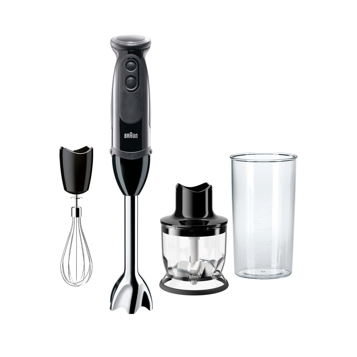 Braun MultiQuick 5 Hand Blender, w/Beaker and Whisk, 350W, Dual Speed