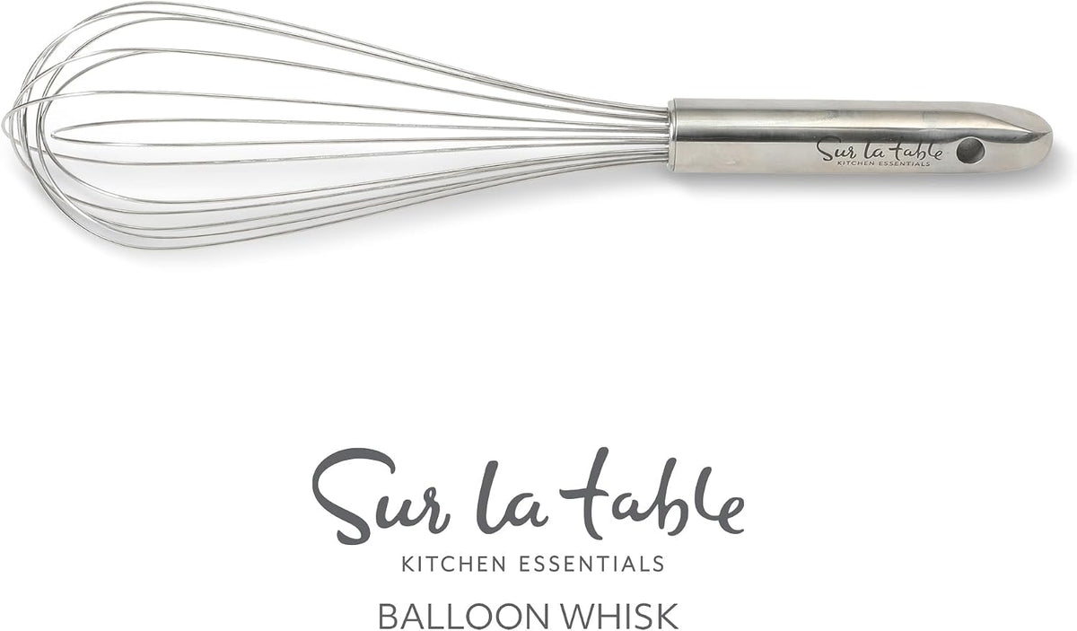 Sur La Table Kitchen Essential Steelhaus 1 Piece 12" Stainlees Steel Balloon Whisk