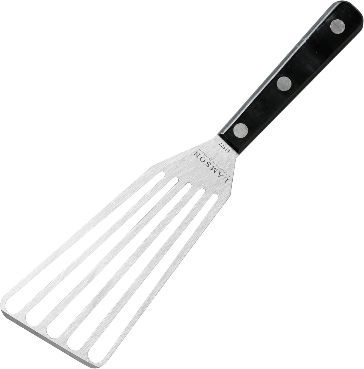 Lamson Metal Spatula, Solid Rectangular Turner, 3 x 5 In, Made in USA