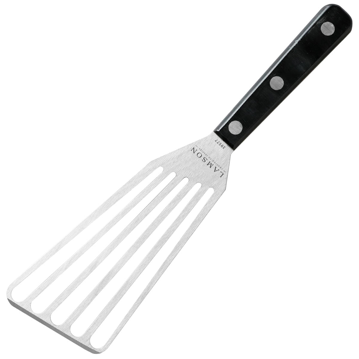 Lamson Metal Spatula, Solid Rectangular Turner, 3 x 5 In, Made in USA