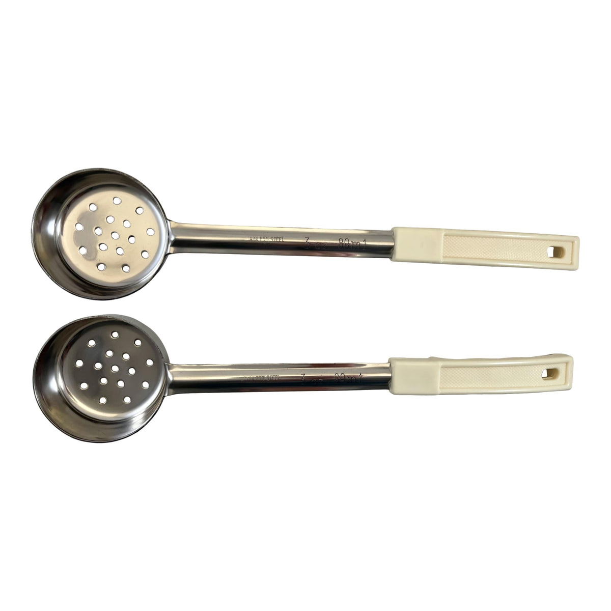 2 oz Solid Stainless Steel Portion Control Ladle Spoodle - [Pack of 2]