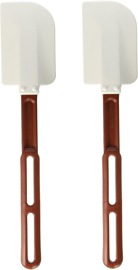 Vollrath 52010 High-Temp Silicone Spatulas, Set of 2 (10-Inch, NSF)