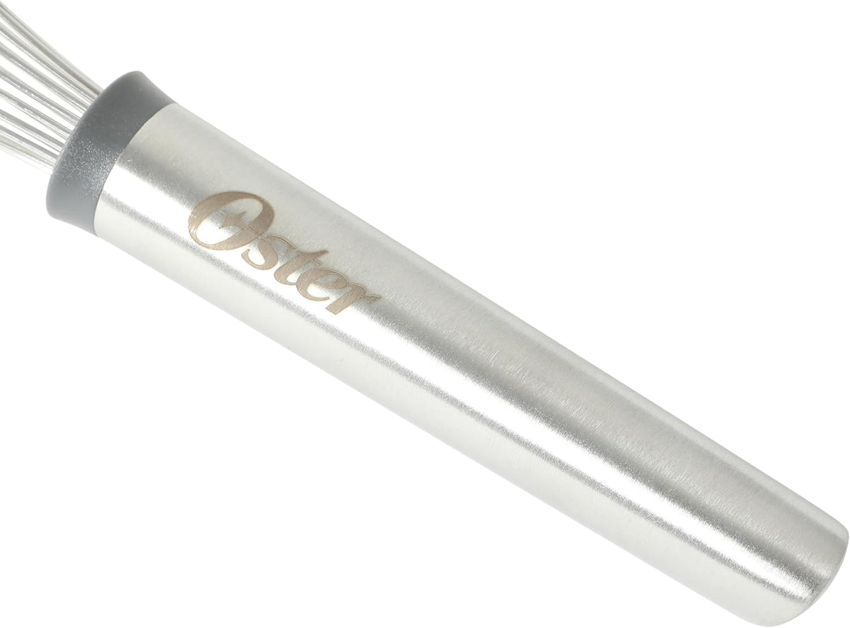Oster Chadswyck 12.4” Stainless Steel Whisk, Balloon Whisk for Mixing, Beating & Whipping, Ergonomic Handle, Dishwasher Safe