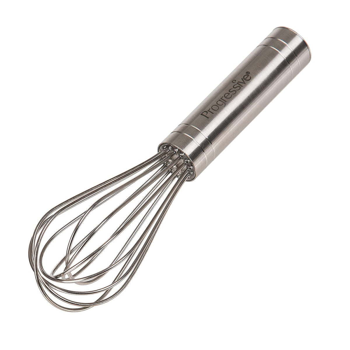 PrepWorks by Progressive 8-Inch Balloon Whisk – Handheld Steel Wire Whisk for Blending, Whisking, Beating & Stirring, BPA-Free, Dishwasher Safe